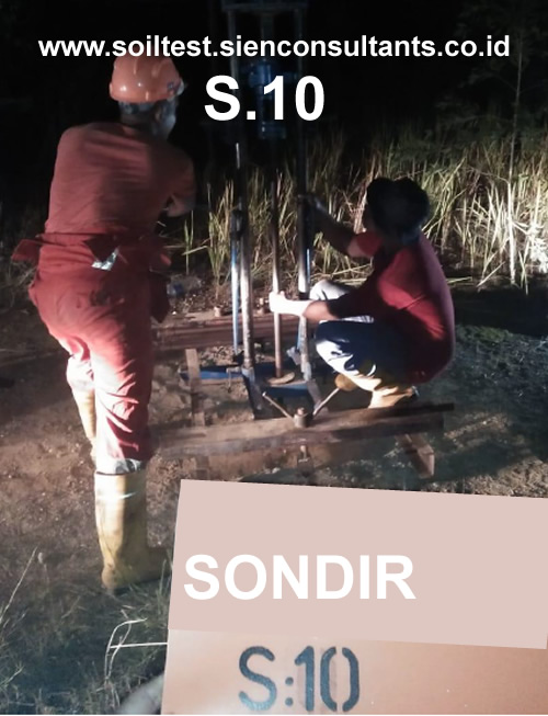 Soil Test-Sondir-CPT & Boring NSPT- New Store Mitra10-Banjarmasin